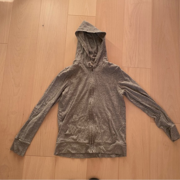 J crew lightweight zip up hoodie - Picture 2 of 3
